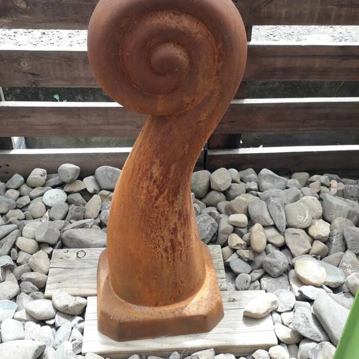 Koru - Large Rusty
